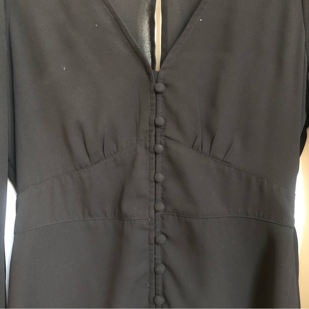 Abercrombie and Fitch Button Up Long Sleeve Dress